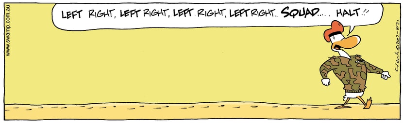Swamp Cartoon - Marching OrdersNovember 16, 2007