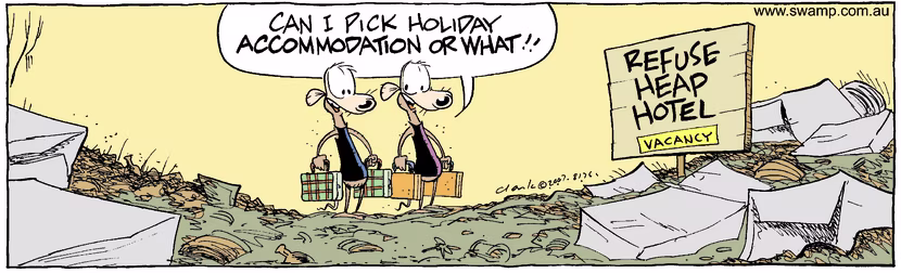 Swamp Cartoon - HolidaysNovember 22, 2007