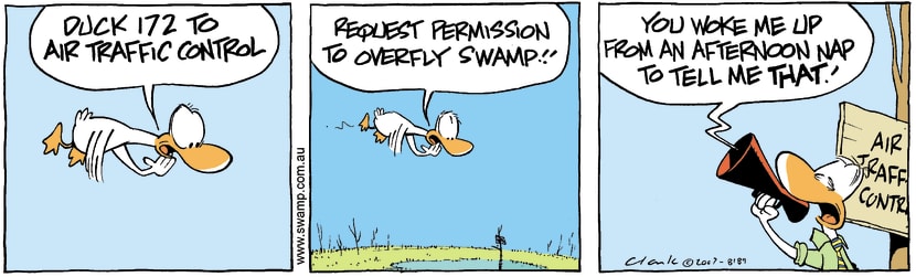Swamp Cartoon - Rude awakeningDecember 7, 2007