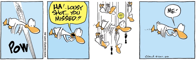 Swamp Cartoon - Lucky DuckDecember 8, 2007