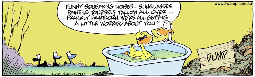 Swamp Cartoon - Alternative LifestyleDecember 28, 2007