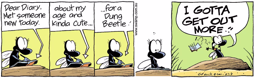 Swamp Cartoon - Diary Fun 2January 3, 2008