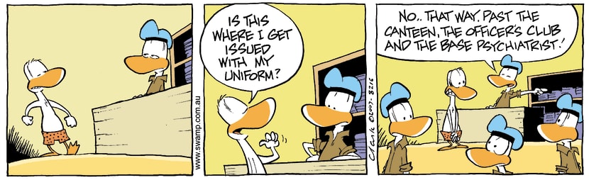 Swamp Cartoon - Clothes offJanuary 7, 2008