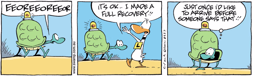 Swamp Cartoon - Full recoveryJanuary 19, 2008