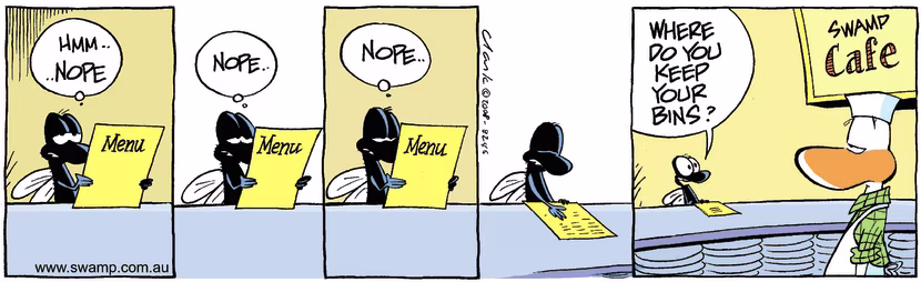 Swamp Cartoon - Chefs SurpriseFebruary 11, 2008