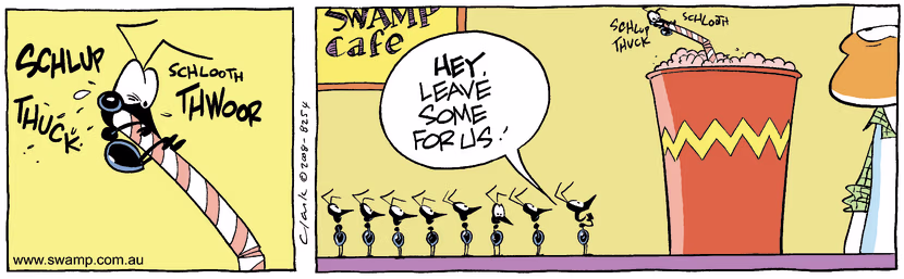 Swamp Cartoon - Taking TurnsFebruary 20, 2008