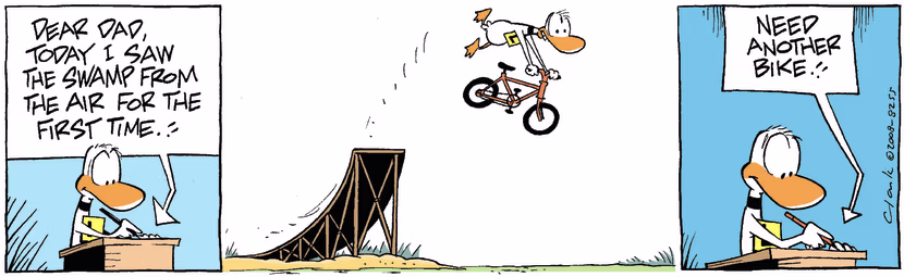 Swamp Cartoon - Up up and awayyyyyyFebruary 21, 2008