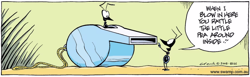 Swamp Cartoon - Blowing it upMarch 5, 2008