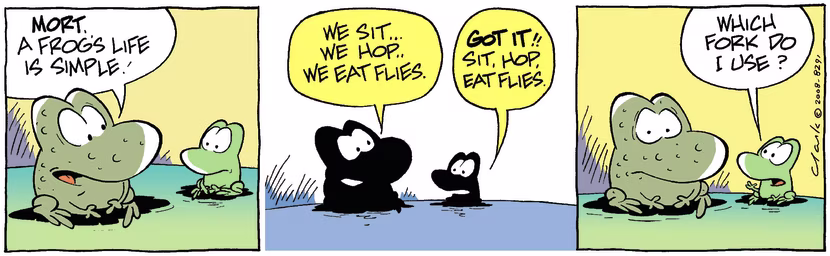 Swamp Cartoon - The Simple LifeApril 3, 2008