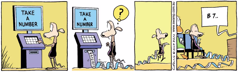 Swamp Cartoon - Waiting RoomApril 4, 2008