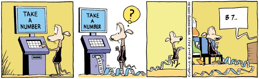 Swamp Cartoon - Waiting RoomApril 4, 2008