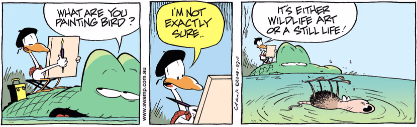 Swamp Cartoon - Beauty is in the eye 2May 1, 2008