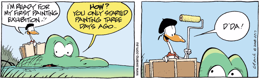 Swamp Cartoon - Beauty is in the eye 4May 3, 2008