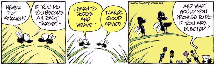 Swamp Cartoon - Good AdviceMay 6, 2008