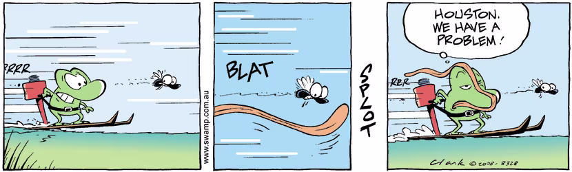 Swamp Cartoon - Mobile Frog 3May 16, 2008