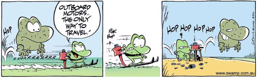 Swamp Cartoon - Mobile Frog 5May 19, 2008