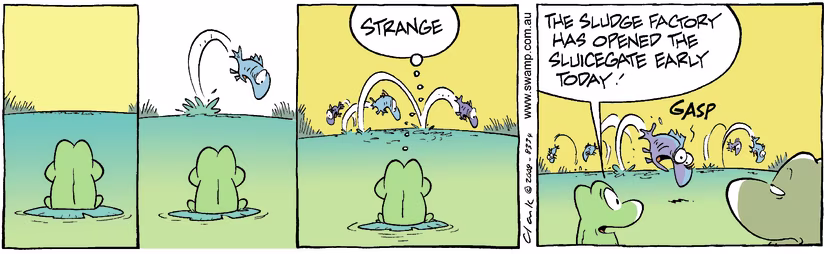 Swamp Cartoon - Health alertMay 24, 2008