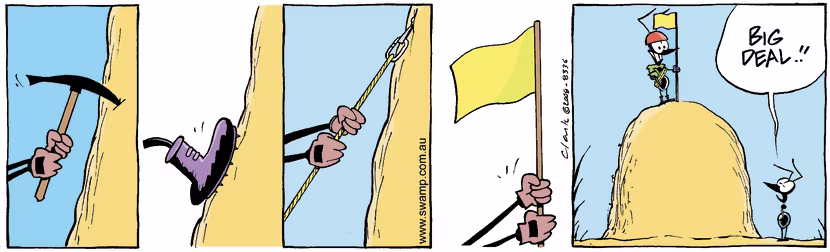 Swamp Cartoon - A small step for….May 26, 2008