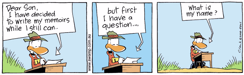 Swamp Cartoon - Memoirs BluesJune 6, 2008