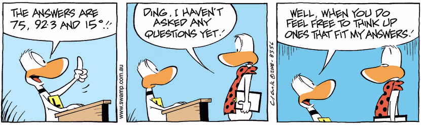 Swamp Cartoon - The Right SolutionJune 18, 2008