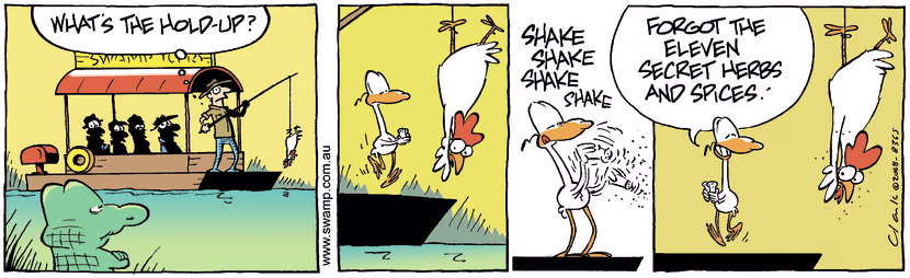 Swamp Cartoon - Cooking  TipsJune 28, 2008