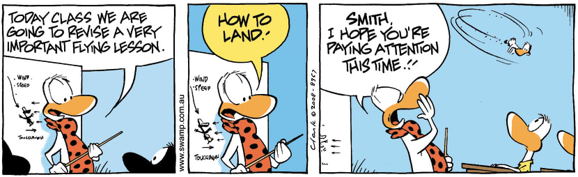 Swamp Cartoon - Poor Learner 1July 1, 2008