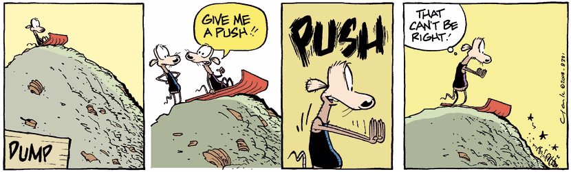 Swamp Cartoon - Slippery SlopeJuly 17, 2008