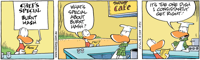 Swamp Cartoon - Dining Out Fun 2July 30, 2008