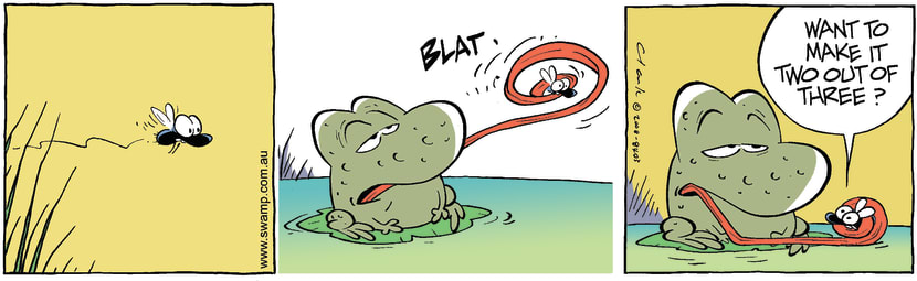 Swamp Cartoon - Playing the Game 1August 12, 2008