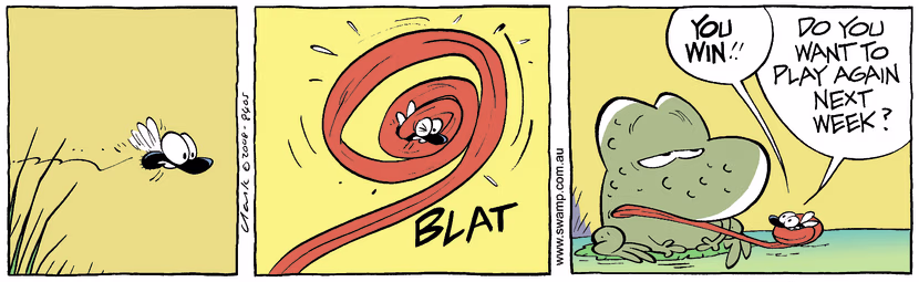 Swamp Cartoon - Playing the Game 3August 14, 2008