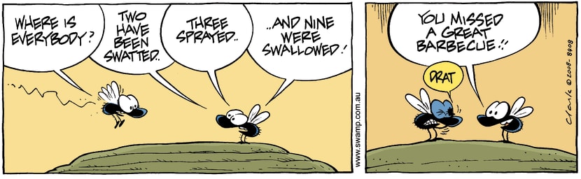 Swamp Cartoon - Poor TimingAugust 18, 2008