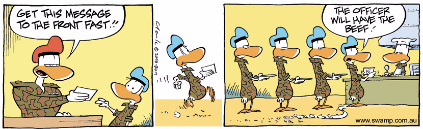 Swamp Cartoon - Important MissionAugust 28, 2008