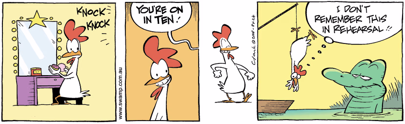 Swamp Cartoon - Getting it rightSeptember 5, 2008