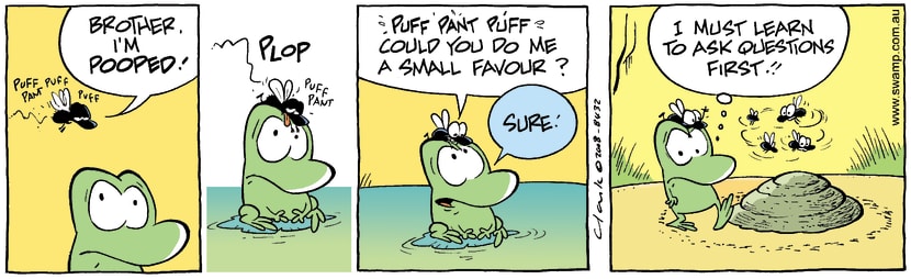 Swamp Cartoon - New Friend 1September 15, 2008