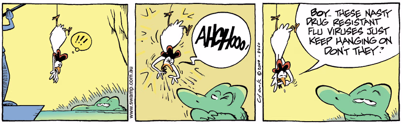 Swamp Cartoon - Catch it if you can!October 17, 2008