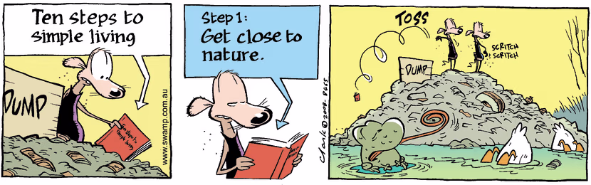 Swamp Cartoon - Simple Truths 1October 23, 2008