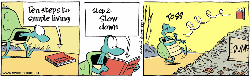Swamp Cartoon - Simple Truths 2October 24, 2008