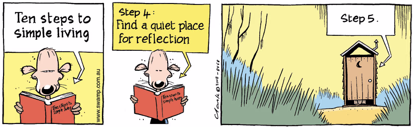 Swamp Cartoon - Simple Life 4October 27, 2008