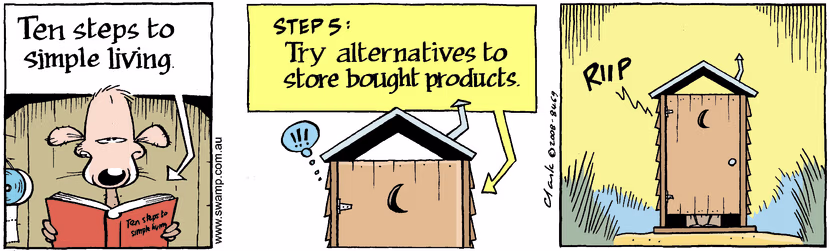 Swamp Cartoon - Simple Life 5October 28, 2008