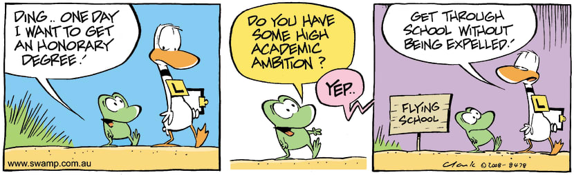 Swamp Cartoon - Ambitious TalkNovember 7, 2008
