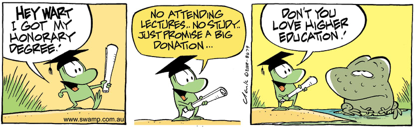 Swamp Cartoon - The Big AchievementNovember 8, 2008