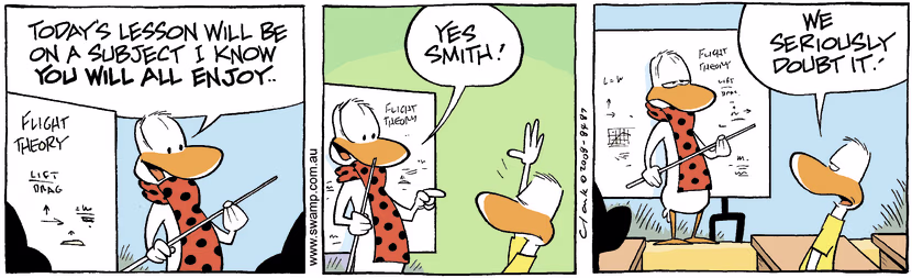 Swamp Cartoon - Doubting ThomasNovember 18, 2008