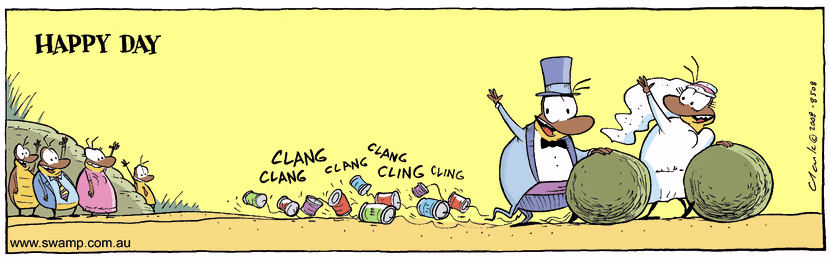 Swamp Cartoon - Oh Happy Days!December 12, 2008