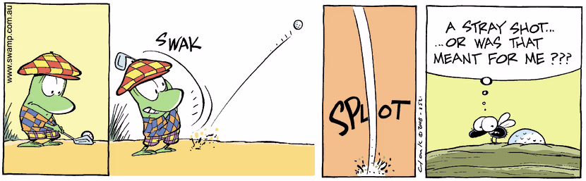 Swamp Cartoon - Sharp Dressed Frog 2December 27, 2008