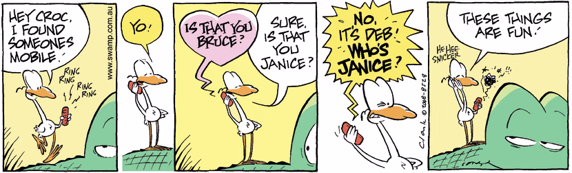 Swamp Cartoon - Mobile Fun 1January 5, 2009