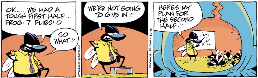 Swamp Cartoon - Hard Game to Digest…January 13, 2009