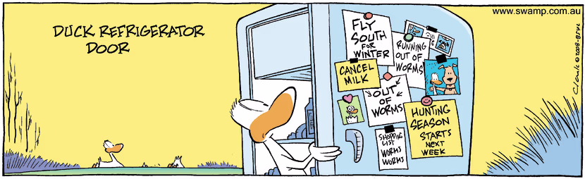 Swamp Cartoon - Fridge Fun 1January 21, 2009