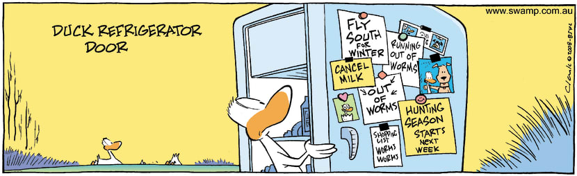 Swamp Cartoon - Fridge Fun 1January 21, 2009