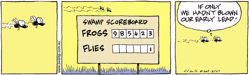 Swamp Cartoon - Tough Game 1January 27, 2009