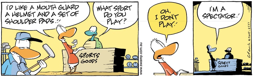 Swamp Cartoon - Team Player 2February 7, 2009